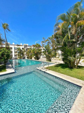 Departamento con alberca a 5 min de playa!